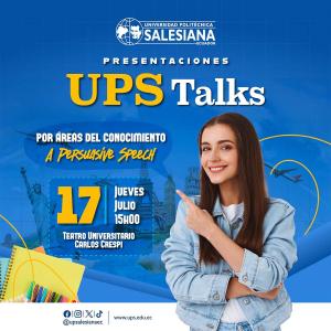 Afiche del UPS Talks